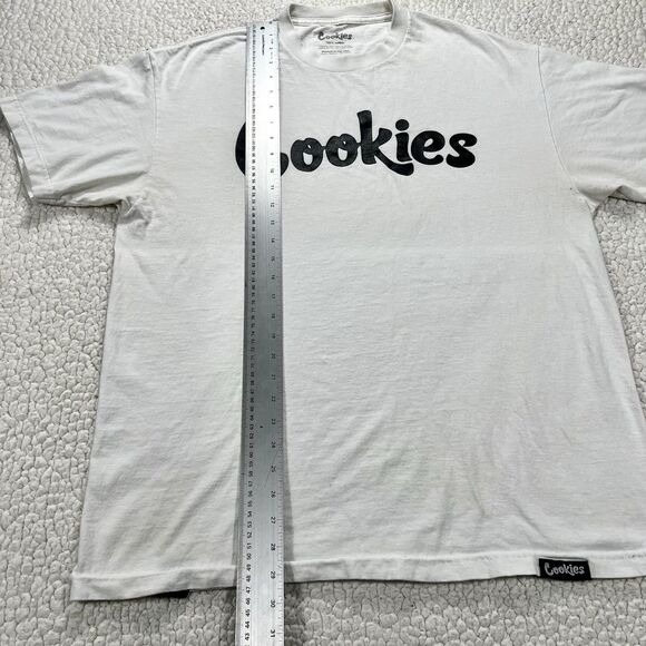 Cookies SF Logo T-Shirt Graphic Print Men’s XL  White Urban Streetwear Skater - Picture 7 of 7